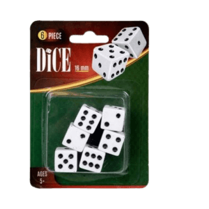 DICE 16mm CARD-OF-6