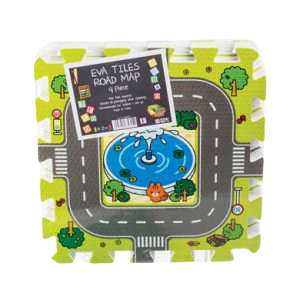 EDU EVA ROAD MAP PUZZLE MAT 9PC