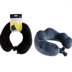 TRAVEL NECK PILLOW MEMORY FOAM CURVED