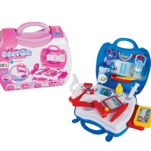 PLAY-SET DOCTOR SET STORAGE BOX 23x20cm