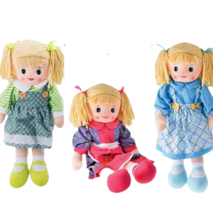 DOLL RAG 60cm ASSTD