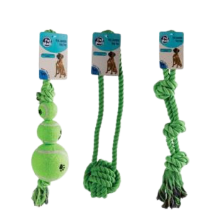 PET DOG TOY TUG ROPE JUMBO ASSTD