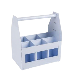 DRINKS HOLDER 6-DIV W/OPENER 27x24x16cm