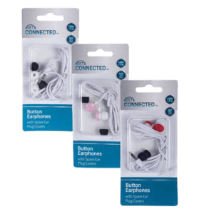 EARPHONES MINI "EAR DROPS" ASSTD COLOURS