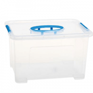 STORAGE BOX CLEAR GO2 5.5L 26x20x16cm