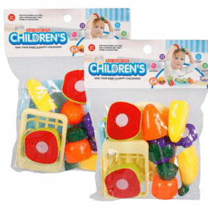PLAYSET FOOD CUTTING SET 11PC 29x16cm
