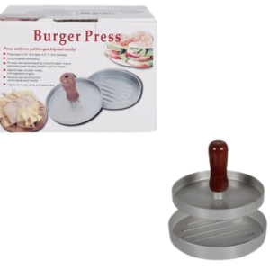 BURGER PRESS 11x1.7cm ALUMINIUM