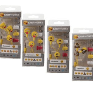 EARPHONES MINI EMOJI ASSTD