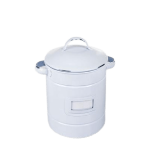 STORAGE CAN 18x14cm WHITE