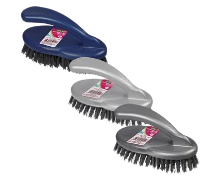 SCRUBBING BRUSH PLASTIC BACK ZEPLIN