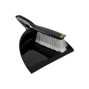 DUSTPAN & BRUSH SET BLACK