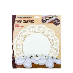 DOILIE PAPER RND WHITE 10PC 27cm