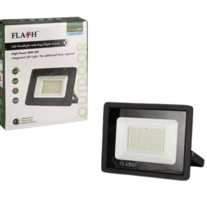 FLOODLIGHT LED 30W DAYNIGHT SENSOR 6000K
