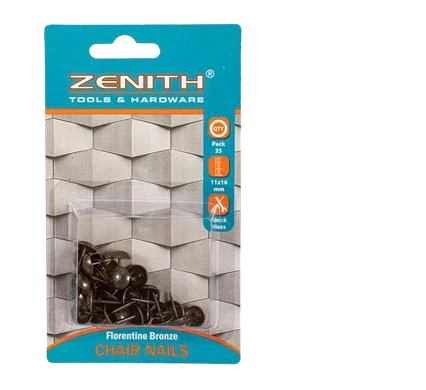 NAILS CHAIR 11x16mm BRONZE   35PCE