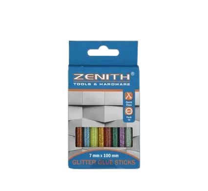 GLUE-STICKS GLITTER 7x100mm 10pc ZENITH