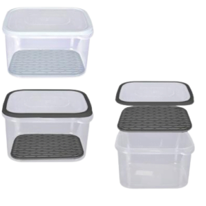 Container W/Strainer 16X12X10Cm