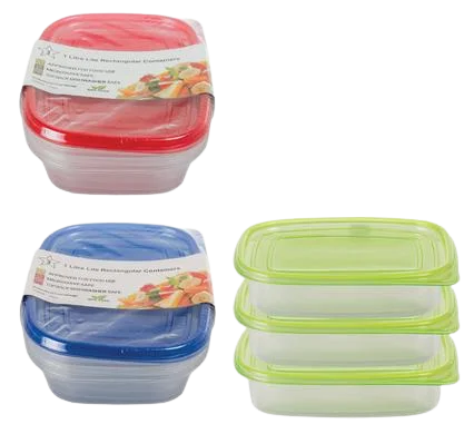 CONTAINER SET LITE 1L 3PC