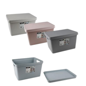 STORAGE BOX PL VINTO DESIGN 17L W/LID