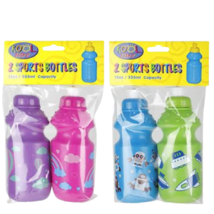 WATER-BOTTLES PL SPORTS 355ml   SET-OF-2