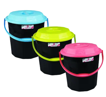 BUCKET PL 14L W/LID