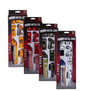 Die Cast Set Racer Bike & Truck 6Pc 35Cm
