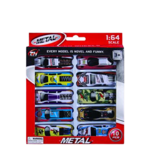 DIE CAST SET 10PCS RACERS 7cm EACH