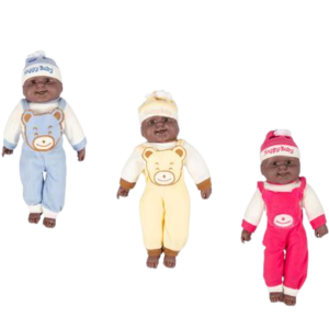 DOLL BABY ASSTD W/SOUND 45cm
