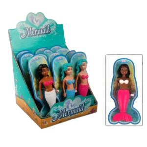 DOLL WIND UP SWIMMING MERMAID 18cm