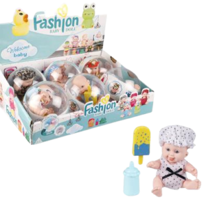 DOLL COLLECTABLE CHUBBY BABY 10cm