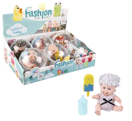 DOLL COLLECTABLE CHUBBY BABY 10cm