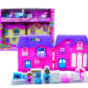 PLAY-SET DOLL HOUSE W/ACC 28x21cm
