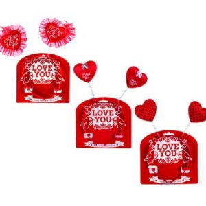 DRESS UP HEADBAND HEARTS SEQUINS