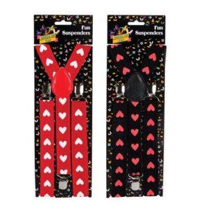 DRESS UP SUSPENDERS HEARTS AST