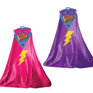 DRESS UP CAPE CHILD HERO & EYE MASK GIRL