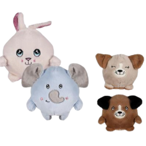 PLUSH NOVELTY ANIMAL REVERSIBLE 11cm