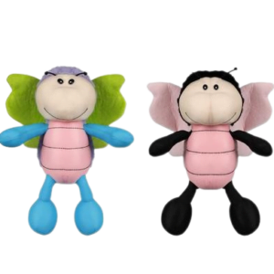 PLUSH BRIGHT BEE W/FOAMBEADS 38cm