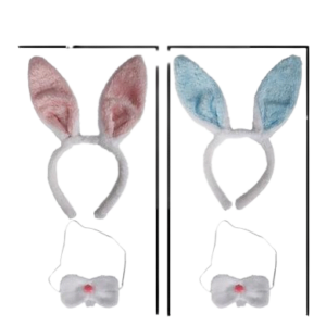 EASTER BUNNY EARS & SNOUT SET 2PC