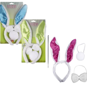 EASTER BUNNY EARS TAIL & BOWTIE 3PC