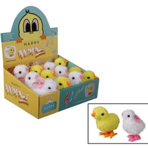 EASTER W/UP BOUNCING CHICK & BUNNY 8cm