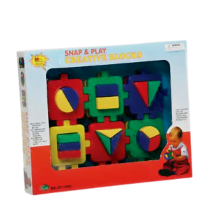 EDU BLOCKS 36PCE SNAP+PLAY
