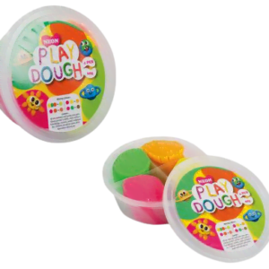 EDU PLAY DOUGH NEON 60g 4PC TUB
