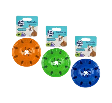 PET DOG TOY UFO TPR FOR TREATS 10cm