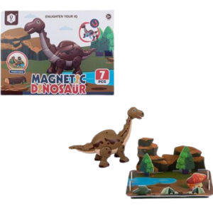 BOYS PLAYSET MAGNETIC DINOSAUR