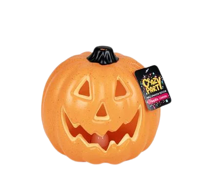ORN LIGHT HALLOWEEN PUMPKIN 17x20cm
