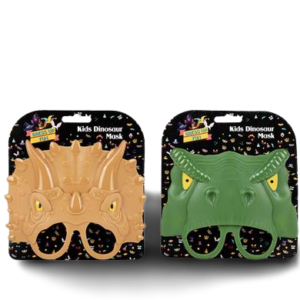DRESS UP KIDS DINOSAUR MASK ASSTD