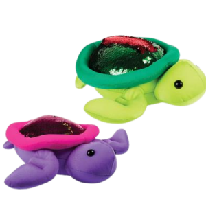 PLUSH BRIGHT TORTOISE W/FOAMBEADS 32cm