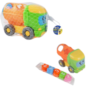 EDU BLOCKS SHAPE SORTER PULL TRUCK