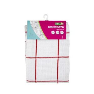 DISH CLOTH COTTON WAFFLE 45x65cm