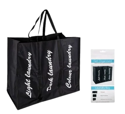 LAUNDRY BAG 60x48x30cm 3-DIVISIONS