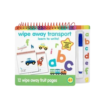 BOOK EDU DRY WIPE TRANSPORT
